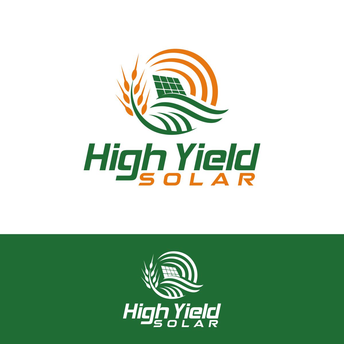 Logo Design by Kreative Fingers for AES Tasmania Pty Ltd - High Yield Solar | Design: #20399162