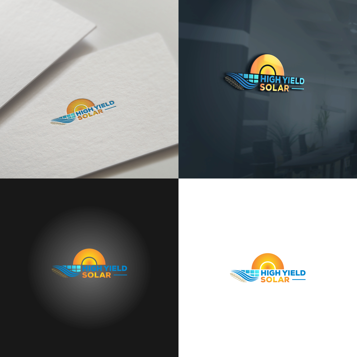 Logo Design by Artgo for AES Tasmania Pty Ltd - High Yield Solar | Design #20327943