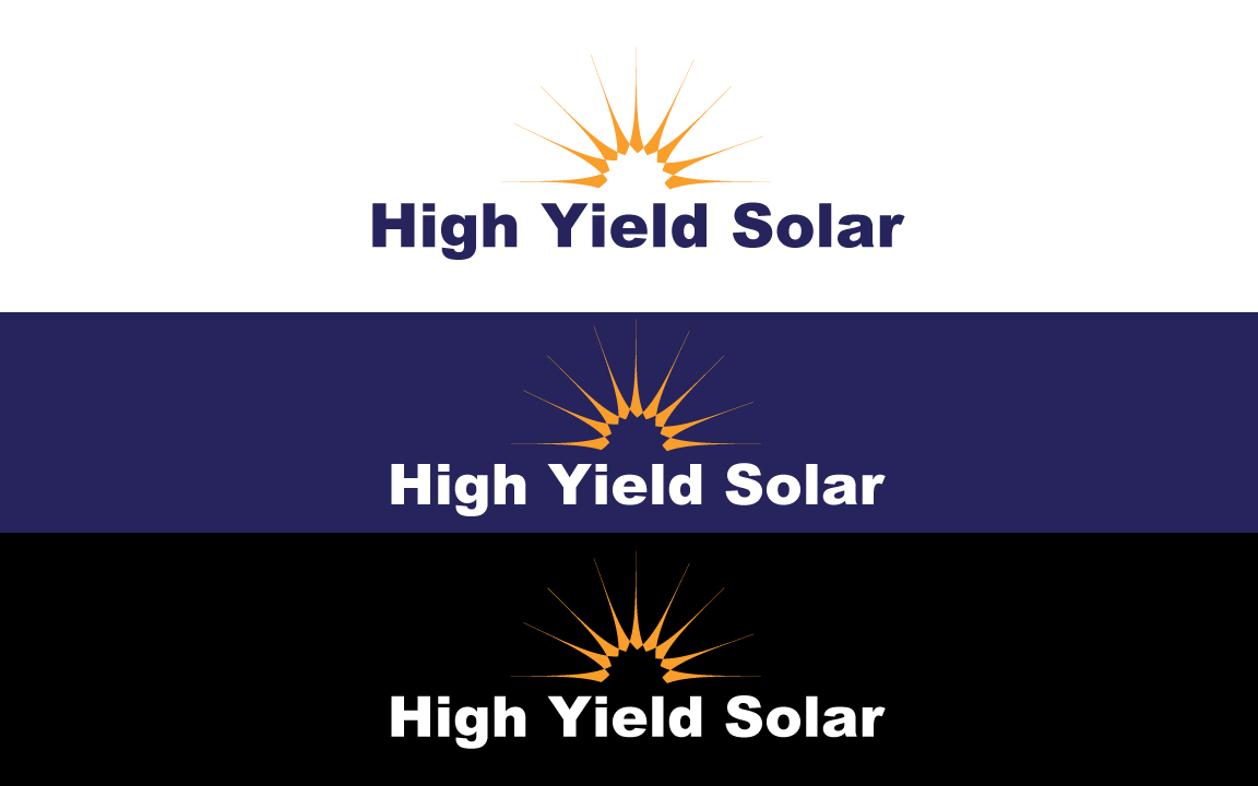 Logo Design by GODDREAMCREATION for AES Tasmania Pty Ltd - High Yield Solar | Design #20357030