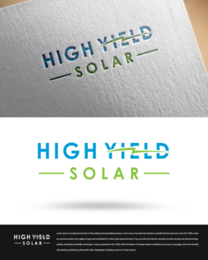 Logo Design by zingodesigns258 for AES Tasmania Pty Ltd - High Yield Solar | Design: #20354231