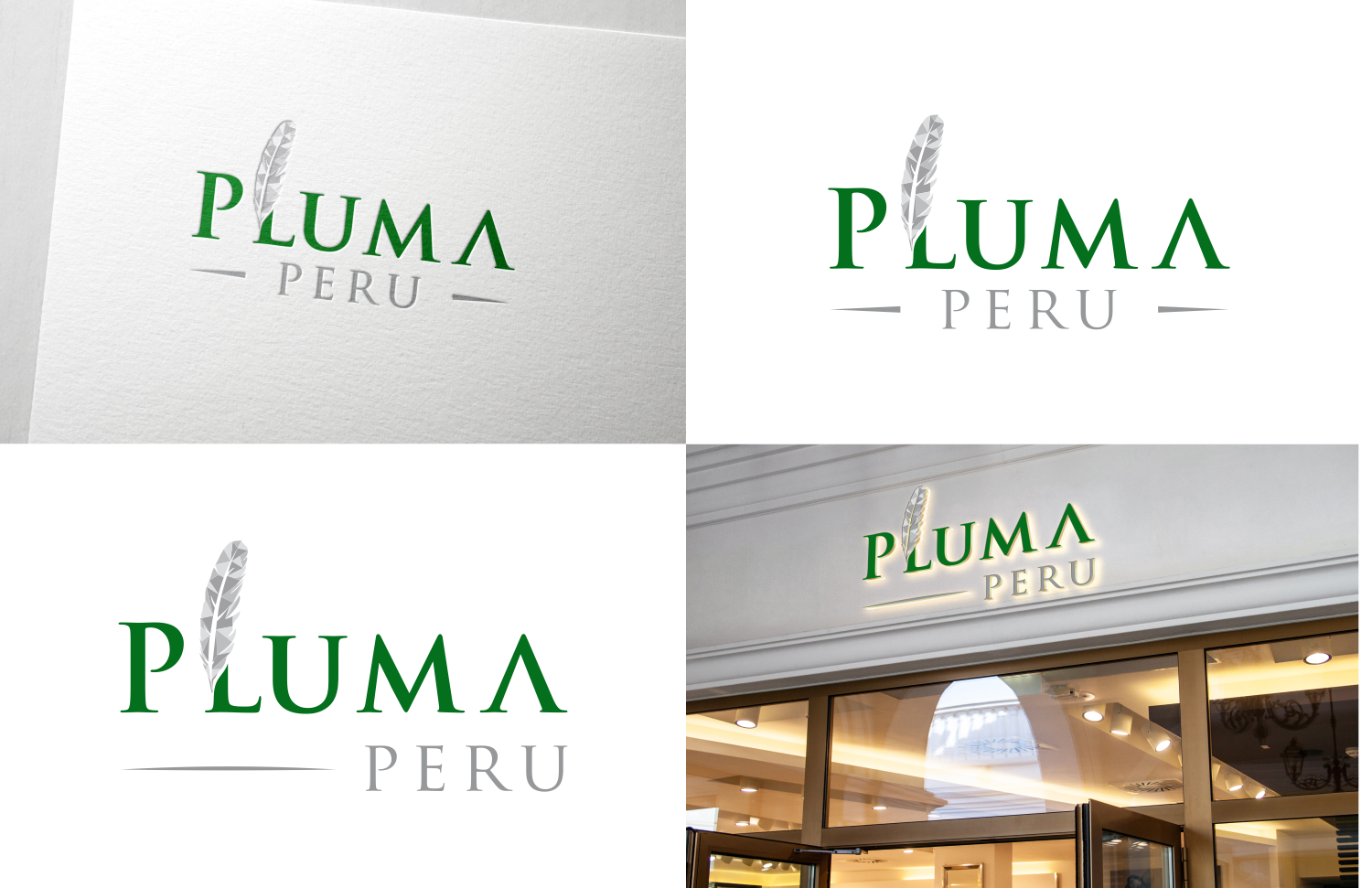 Logo Design by fatiyadesign for Pluma Peru  | Design #20392460