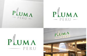 Logo Design by fatiyadesign for Pluma Peru  | Design: #20392460