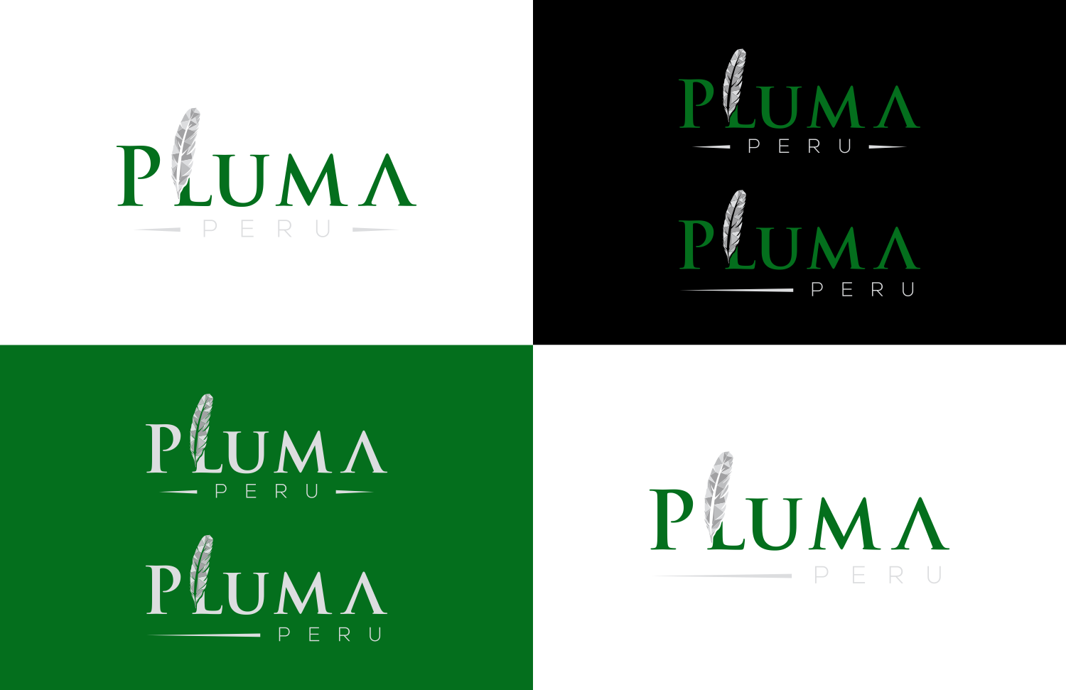 Logo Design by fatiyadesign for Pluma Peru  | Design #20407709