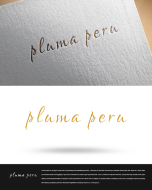 Logo Design by zingodesigns258 for Pluma Peru  | Design: #20345125