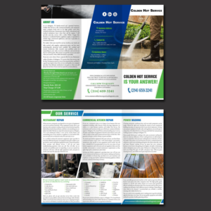 Colden Hot Service commercial equipment repair company | Flyer-Design von aspiremedia
