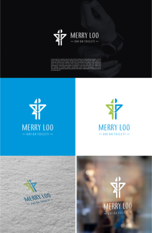 The logo: Merry Loo: with small words under: “Oh! Da Toilet!   Please see graphics below... | Logo Design by Jroeh_Studio