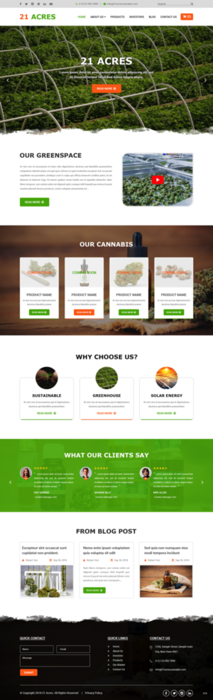Web Design par pb pour ce projet | Design : #20334954