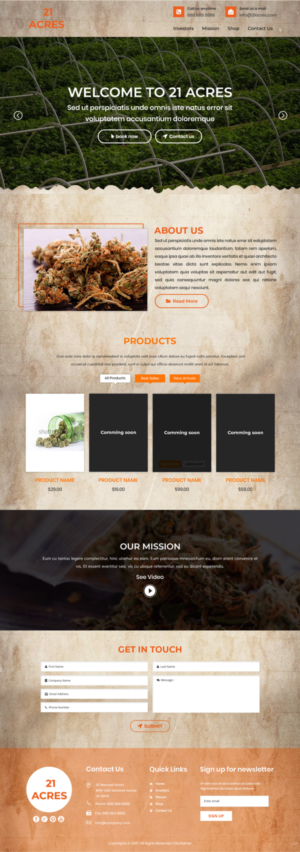Web Design par pb pour ce projet | Design : #20334955