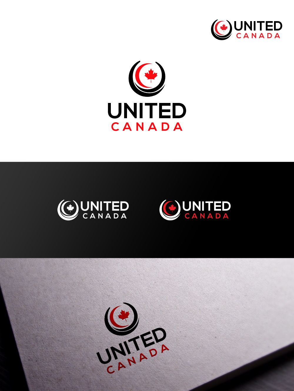 Logo Design by raffaella for United Canada Inc. | Design #20544310