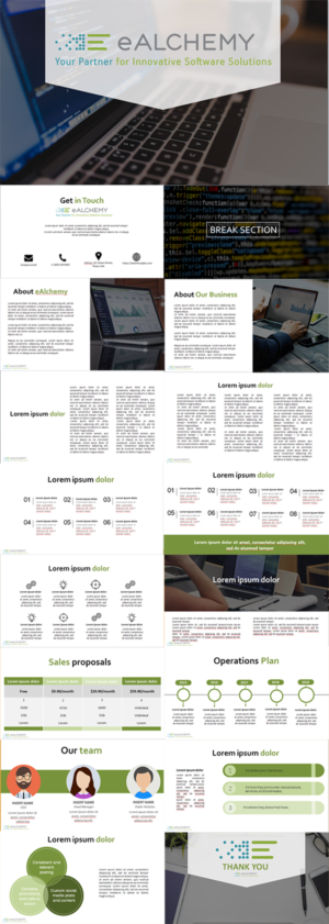 eAlchemy - A forward thinking technology company in the greater Silicon Valley | Grafik-Design von IndreDesign
