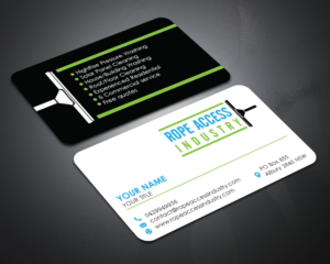 Design de Carte de Visite par LAXMI DESIGNHUB pour Rope Access Industry | Design : #20330397