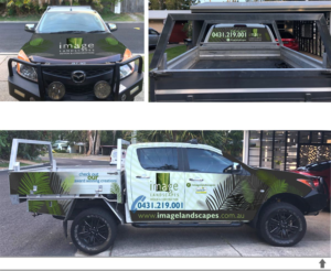 Landscape design and construction business needs a ute wrap design