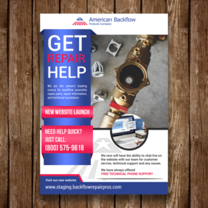 Flyer Design by debdesign for American Backflow Products Company | Design: #20342785