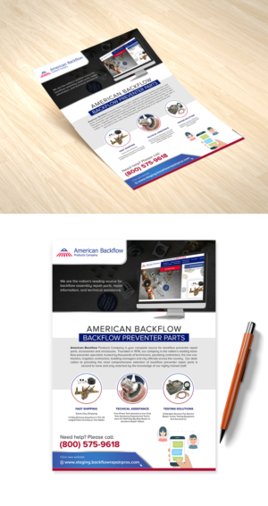 Flyer Design by creative.bugs for American Backflow Products Company | Design: #20342284