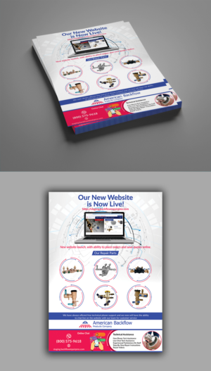 Design de Flyer par ecorokerz pour American Backflow Products Company | Design #20339996
