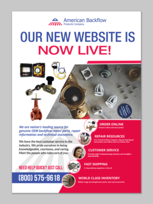 Flyer Design by innovative earth for American Backflow Products Company | Design: #20393188