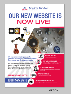 Flyer Design by innovative earth for American Backflow Products Company | Design: #20393189
