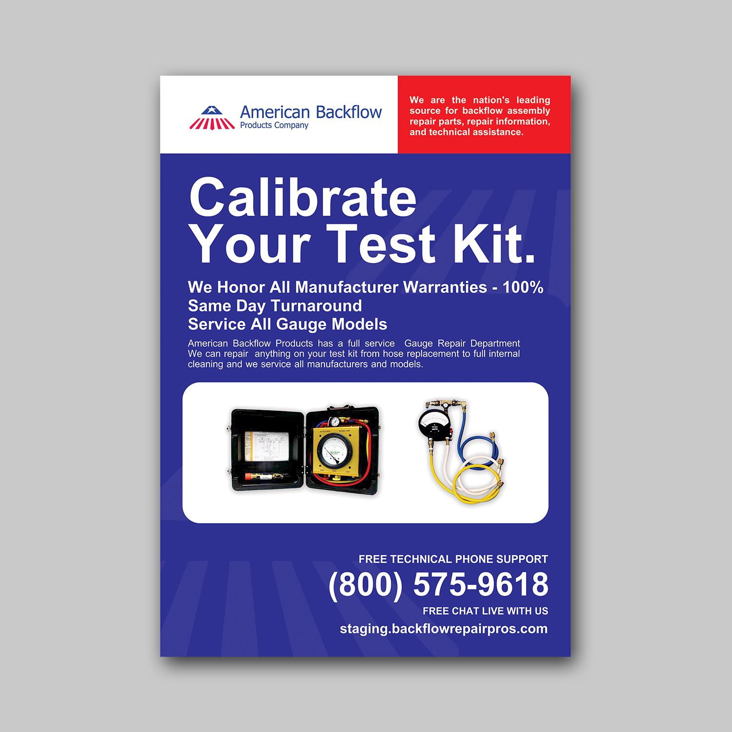 Flyer Design by Subhajit Mistry for American Backflow Products Company | Design #20372243