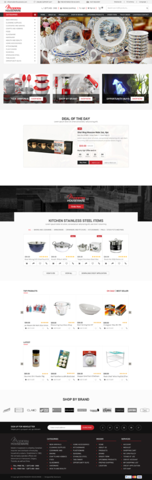 OpenCart website | Web Design by Da Miracle