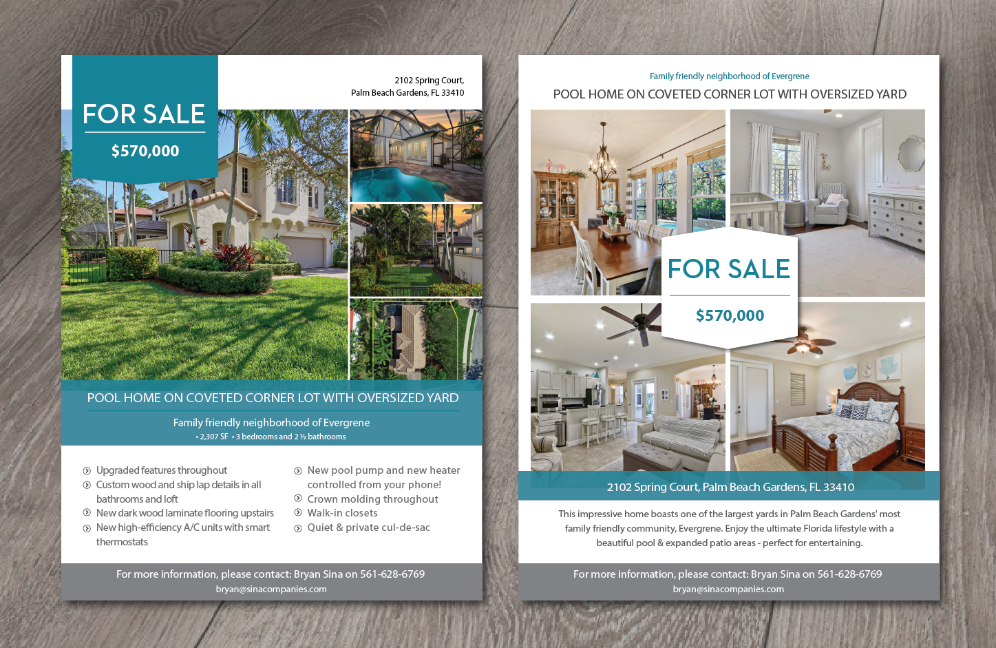 Diseño de Brochure por alex989 para Sina Companies LLC | Diseño #20344732