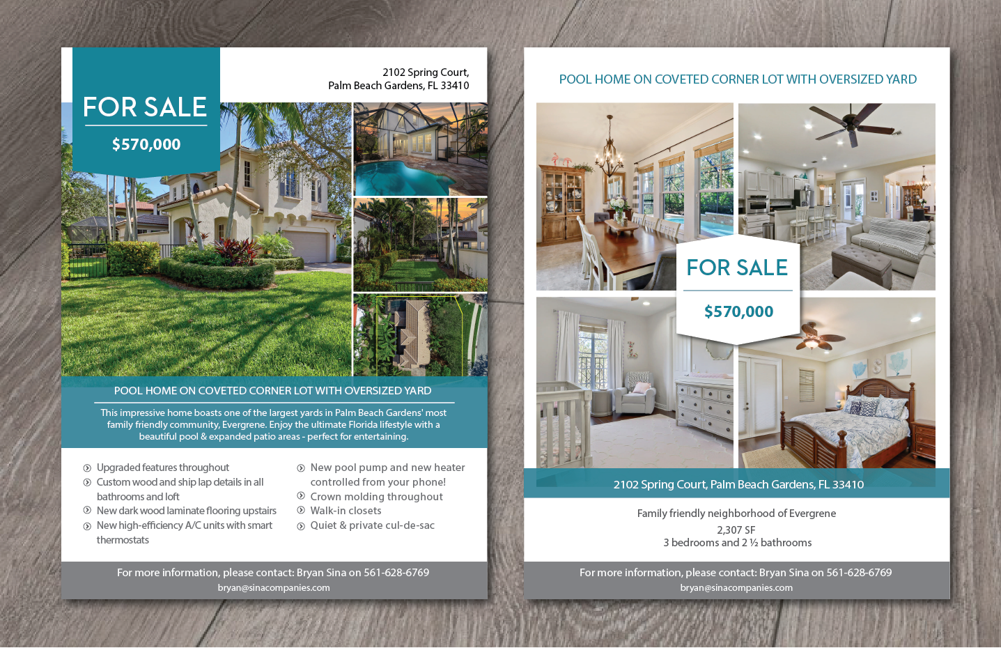 Brochure Design by alex989 for Sina Companies LLC | Design #20345021