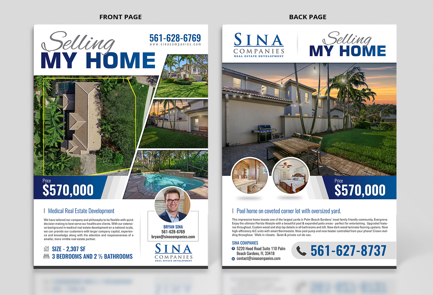 Brochure Design by SAI DESIGNS for Sina Companies LLC | Design #20341579