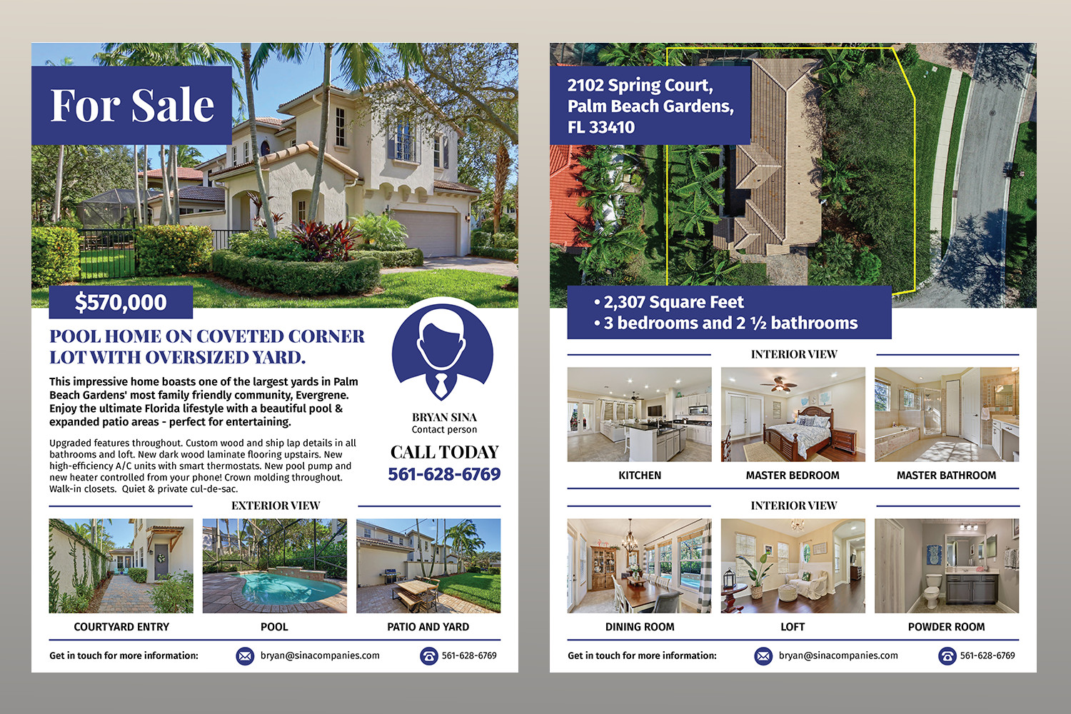 Brochure Design by pinterferenc86 for Sina Companies LLC | Design #20337223