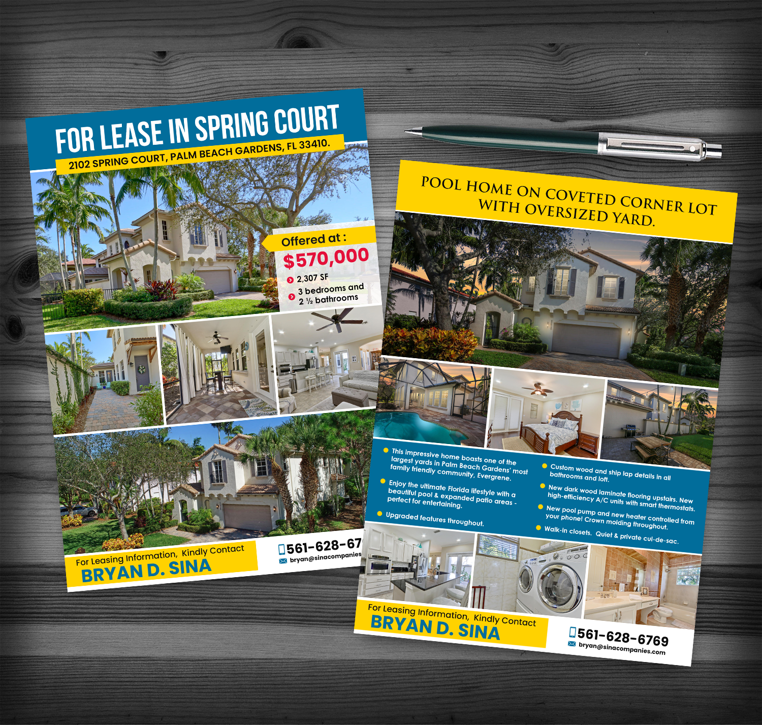 Brochure Design by Schöpfer for Sina Companies LLC | Design #20345376
