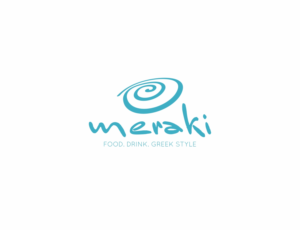 Meraki  - Food.  Drink.  Greek style | Logo Design by MOH Studio
