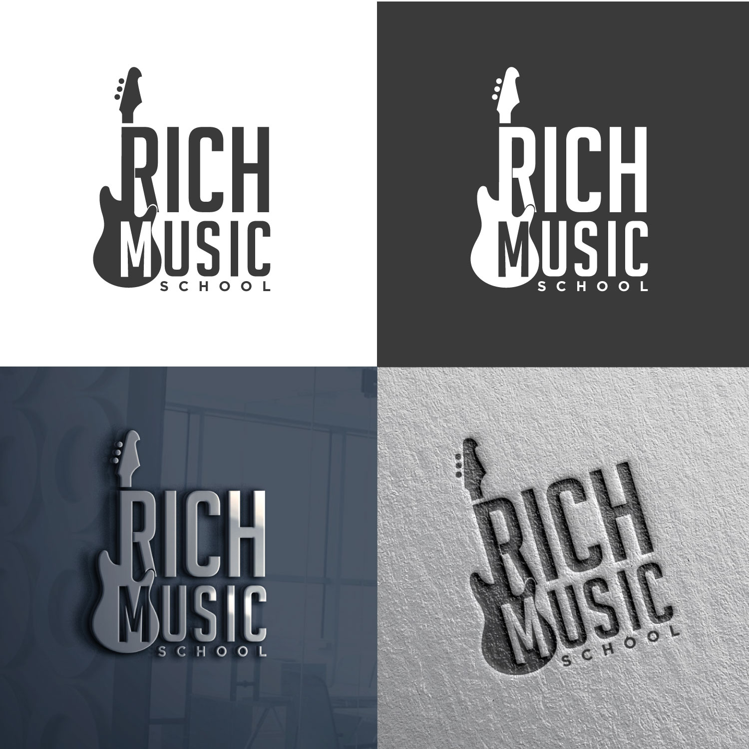 Diseño de Logo por concepts para Rich Music School | Diseño #20348468