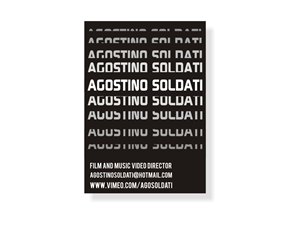 Agostino Music Video and Film Production | Flyer Design by Amduat Design