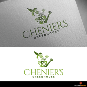 Chenier's Greenhouse | Logo Design by Graphic Bricks