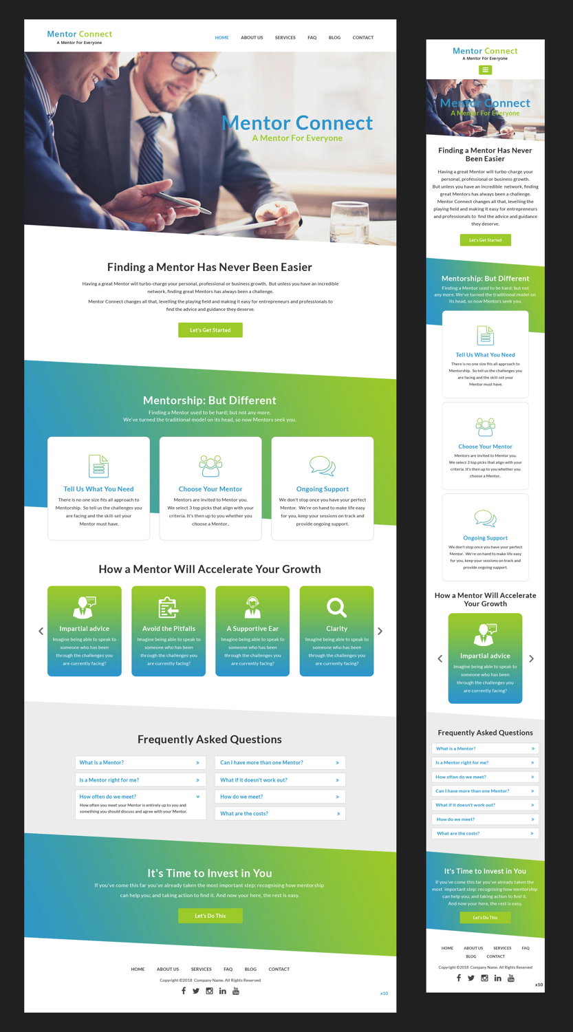 Web Design by pb for The Guru Effect | Design #20344644