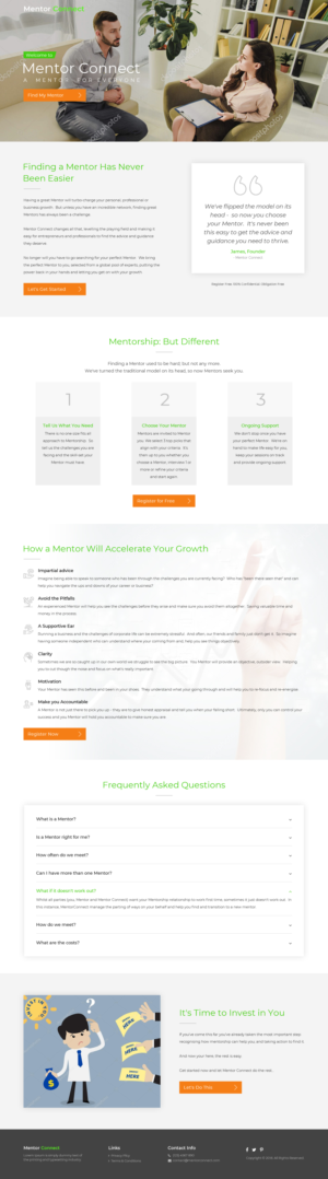 Web Design by Sujit Banerjee for The Guru Effect | Design: #20366834