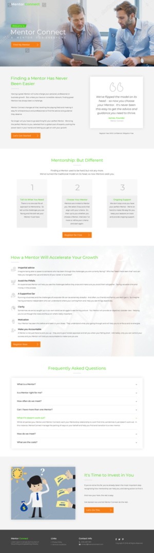 Web Design by Sujit Banerjee for The Guru Effect | Design: #20379191