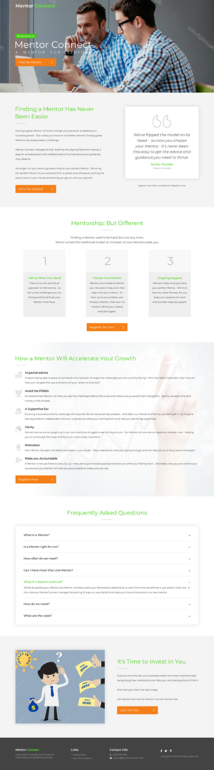 Web Design by Sujit Banerjee for The Guru Effect | Design: #20379195