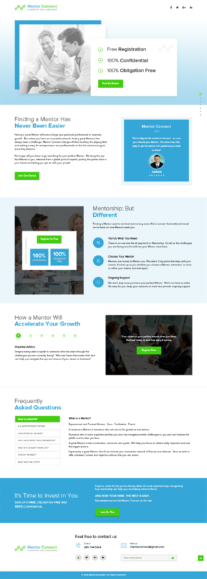 Web Design by Sujit Banerjee for The Guru Effect | Design: #20390527