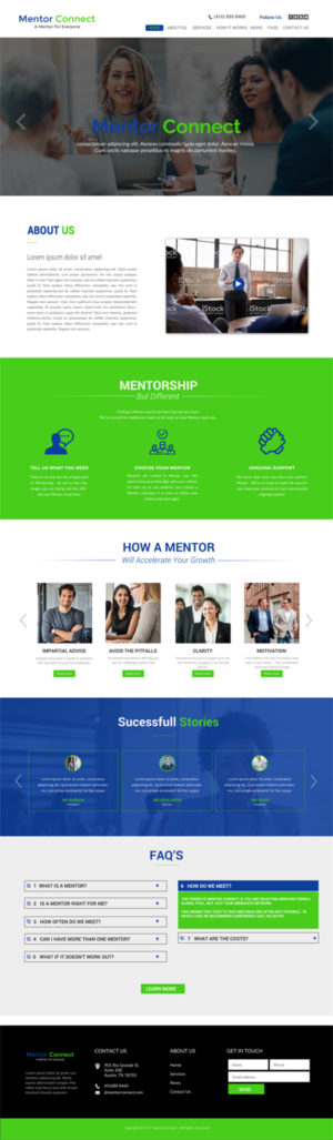 Web Design by chandrayaan.creative for The Guru Effect | Design: #20367570