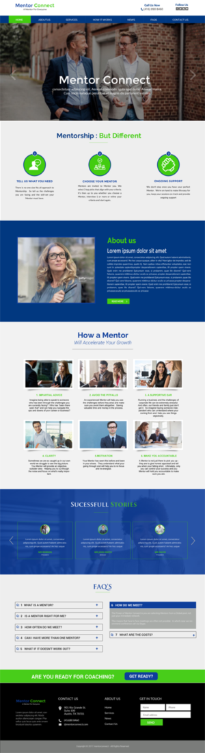 Web Design by chandrayaan.creative for The Guru Effect | Design: #20367740
