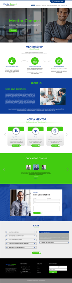 Web Design by chandrayaan.creative for The Guru Effect | Design: #20368177