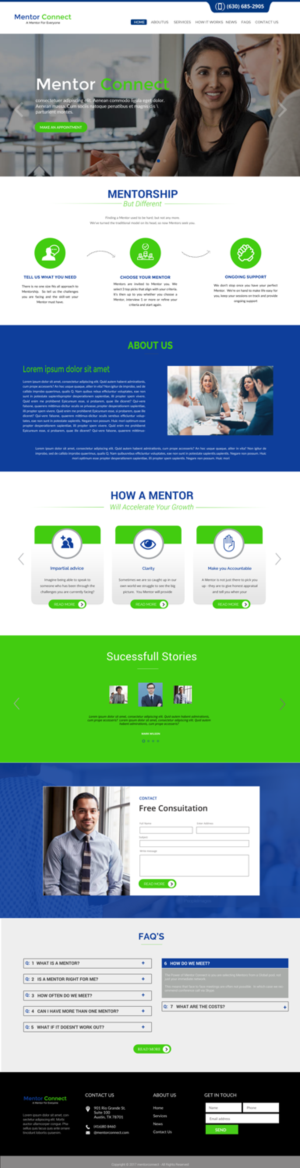 Web Design by chandrayaan.creative for The Guru Effect | Design: #20368707