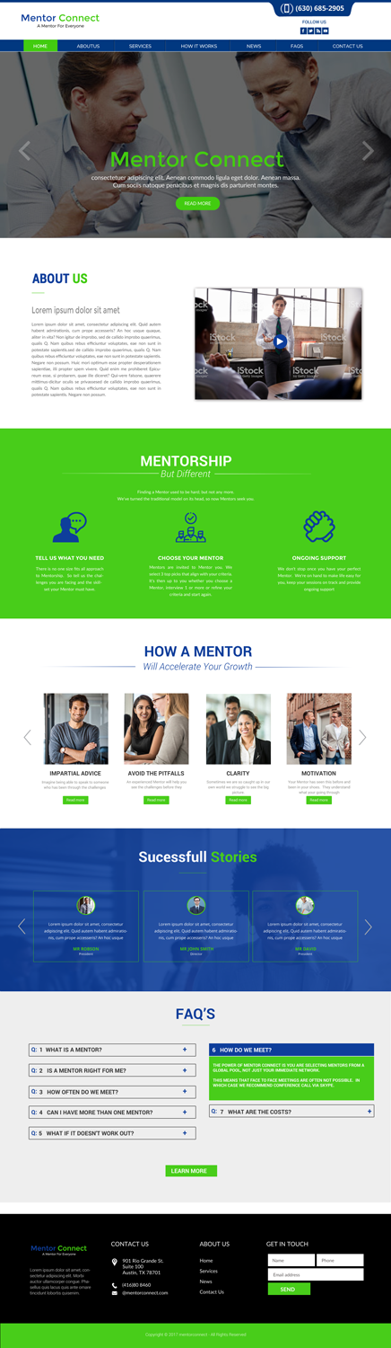 Web Design by chandrayaan.creative for The Guru Effect | Design #20368708