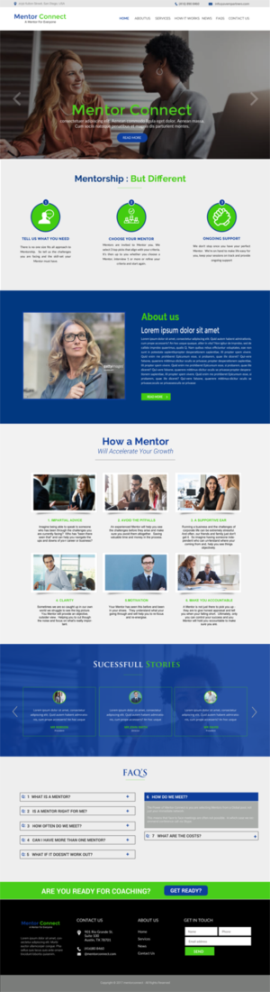 Web Design by chandrayaan.creative for The Guru Effect | Design: #20368709