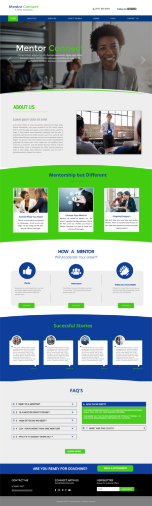 Web Design by chandrayaan.creative for The Guru Effect | Design: #20368710