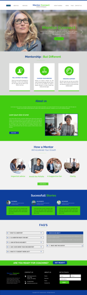 Web Design by chandrayaan.creative for The Guru Effect | Design: #20368711