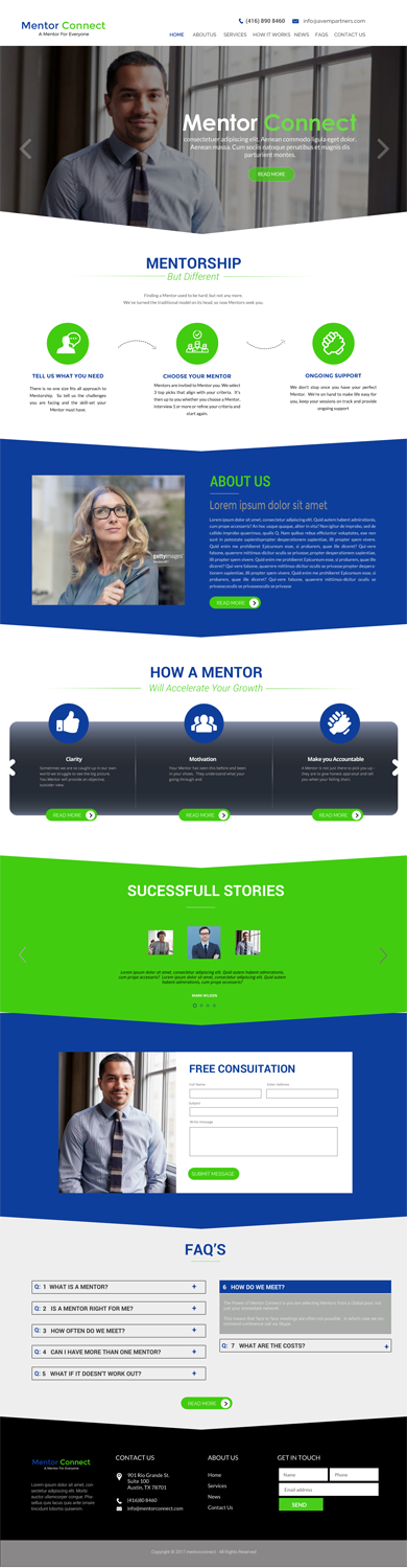 Web Design by chandrayaan.creative for The Guru Effect | Design #20368953