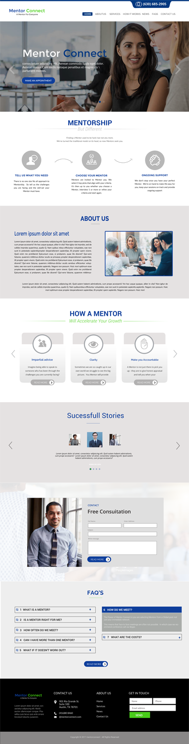 Web Design by chandrayaan.creative for The Guru Effect | Design #20392162