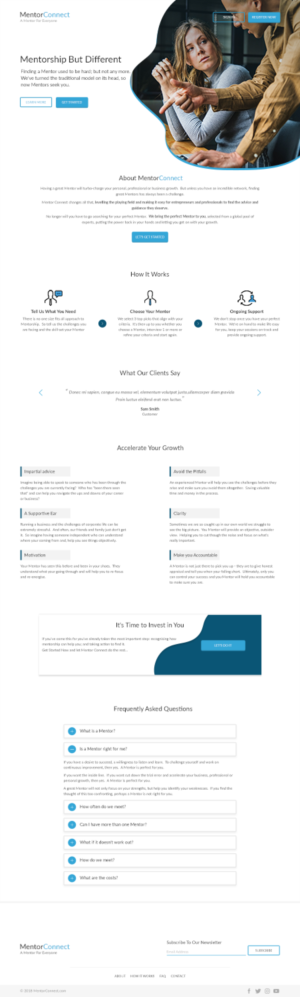 Web Design by Ubaidwani for The Guru Effect | Design: #20358675