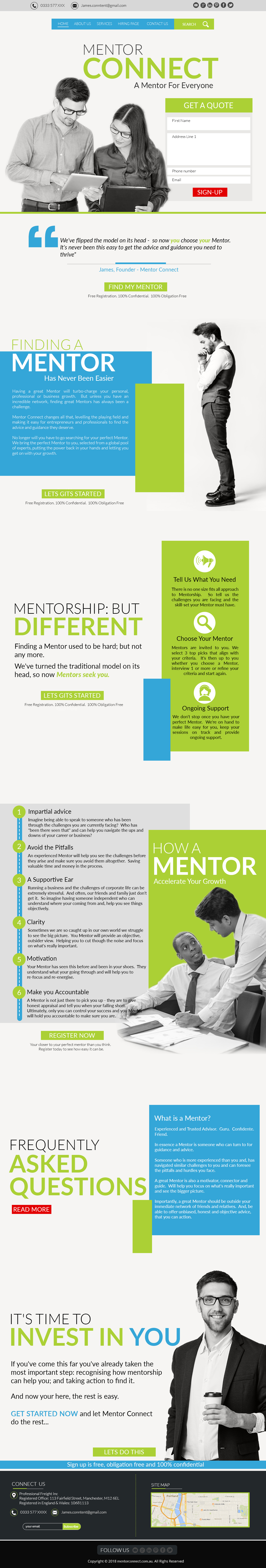 Web Design by anirban.graphics16 2 for The Guru Effect | Design #20344200