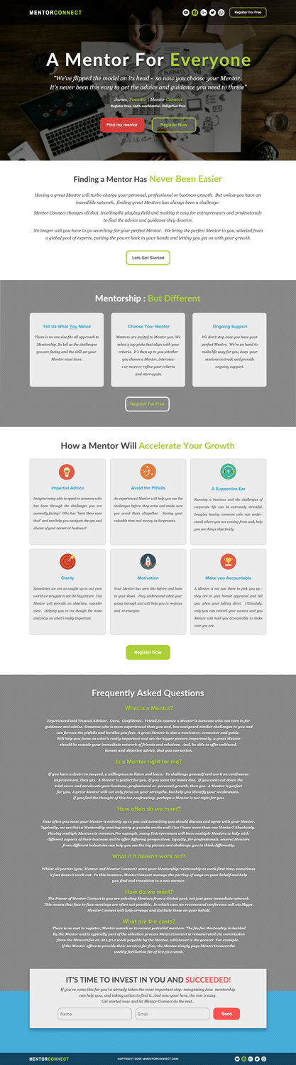 Web Design by Devesh kalla for The Guru Effect | Design #20377025